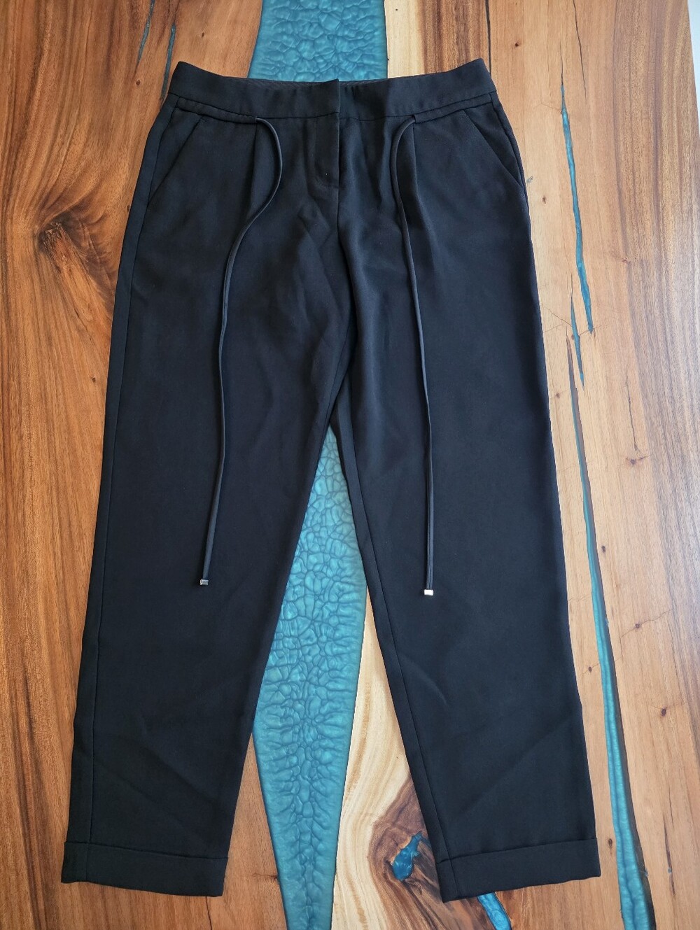 The Limited - Black Drawstring Slacks